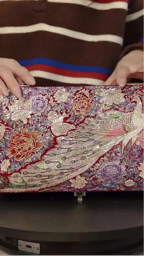 中号全满螺·弘贝雅螺钿漆器文化馆