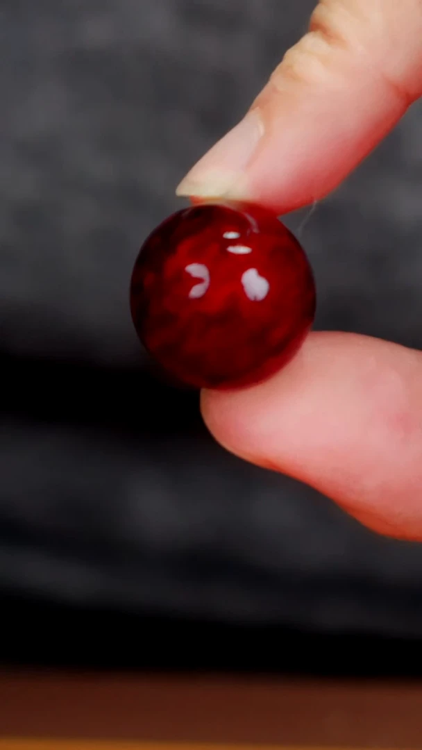 疯子大漆赤宝砂20mm