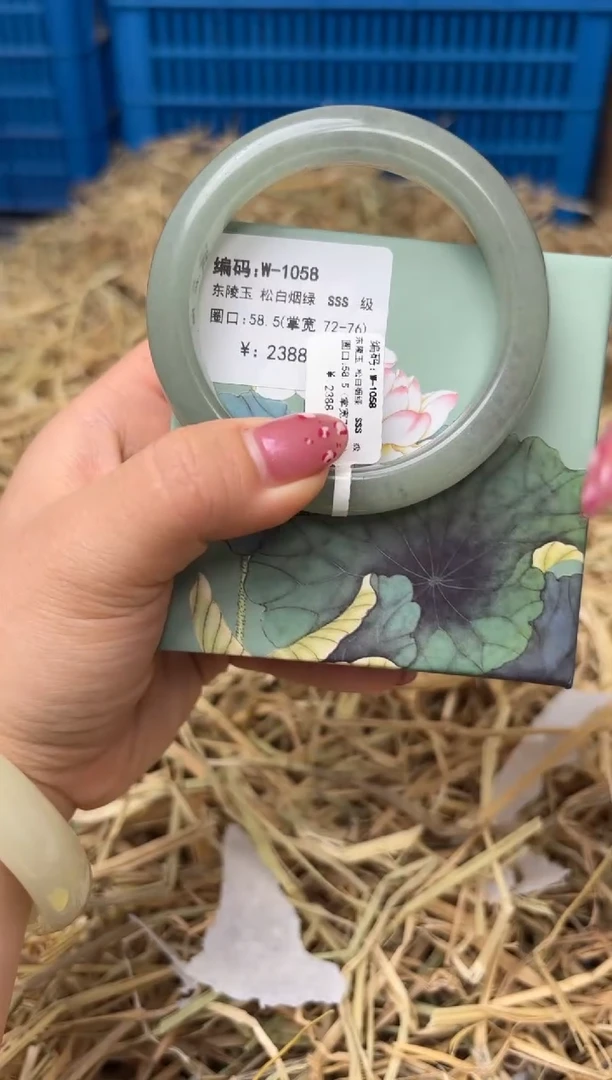 未镶嵌手镯石英质玉W-1058