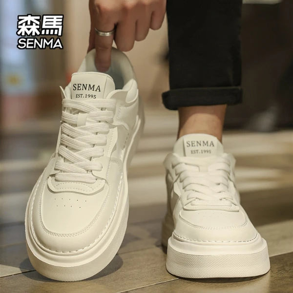 森马男鞋冬季新款高级感运动板鞋男款百搭小白鞋男士时尚休闲潮鞋
