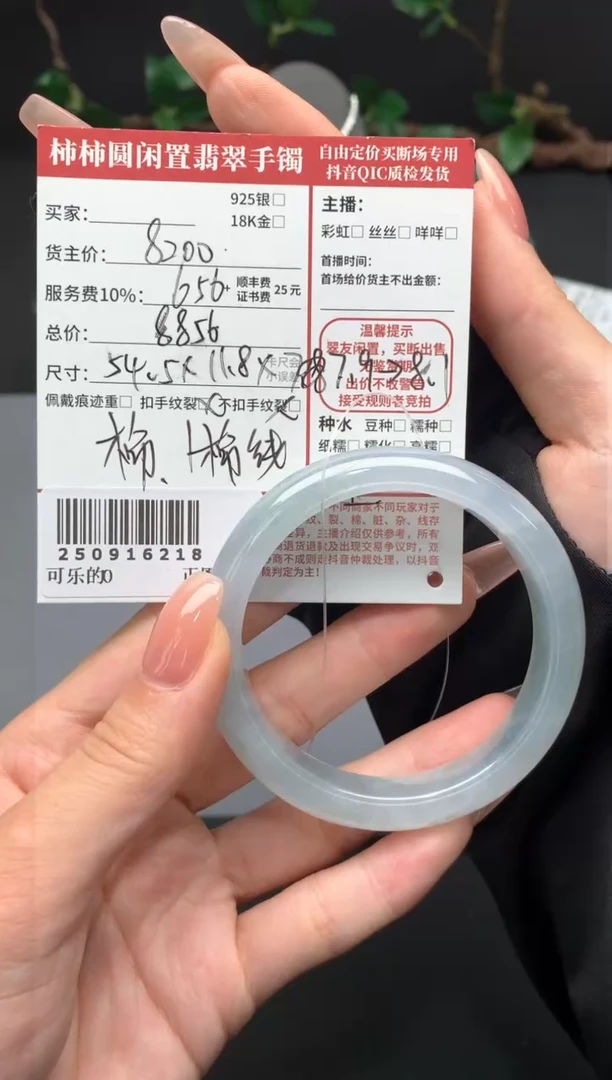 未镶嵌手镯翡翠姐姐250916218