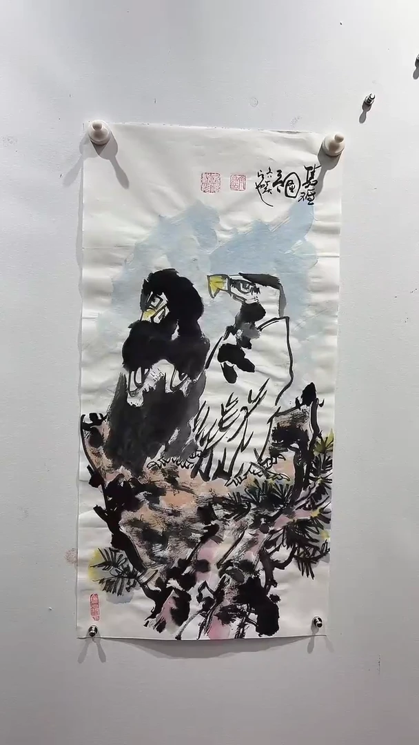 国画齐焱/国画/花鸟