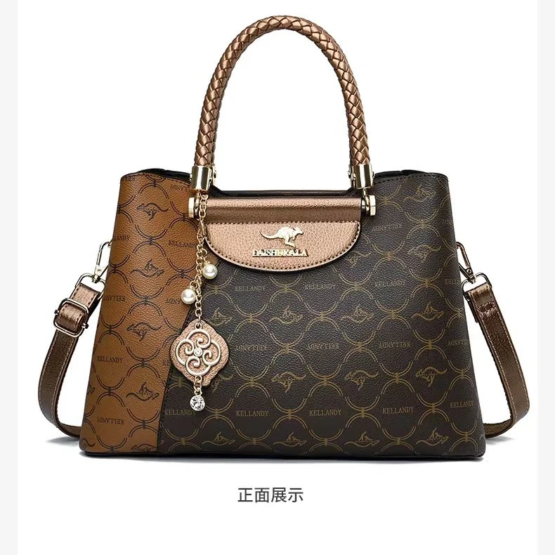 大容量女士包包时尚软皮手提包单肩包A601