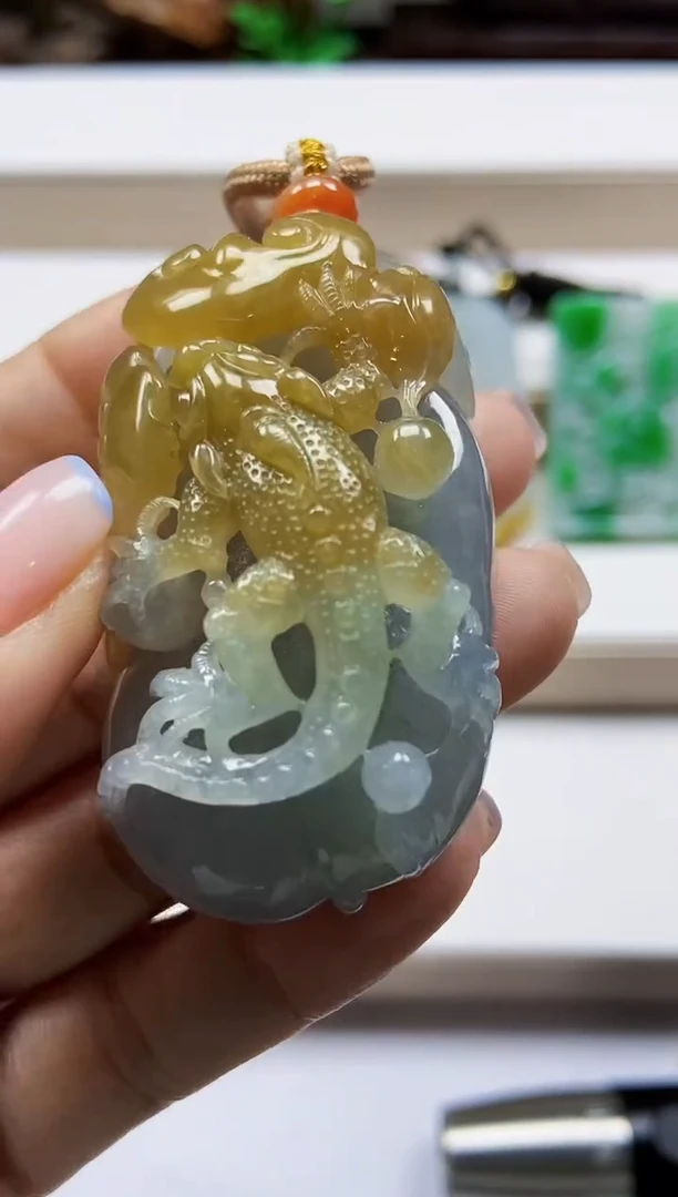 颈饰未镶嵌翡翠翡翠A货