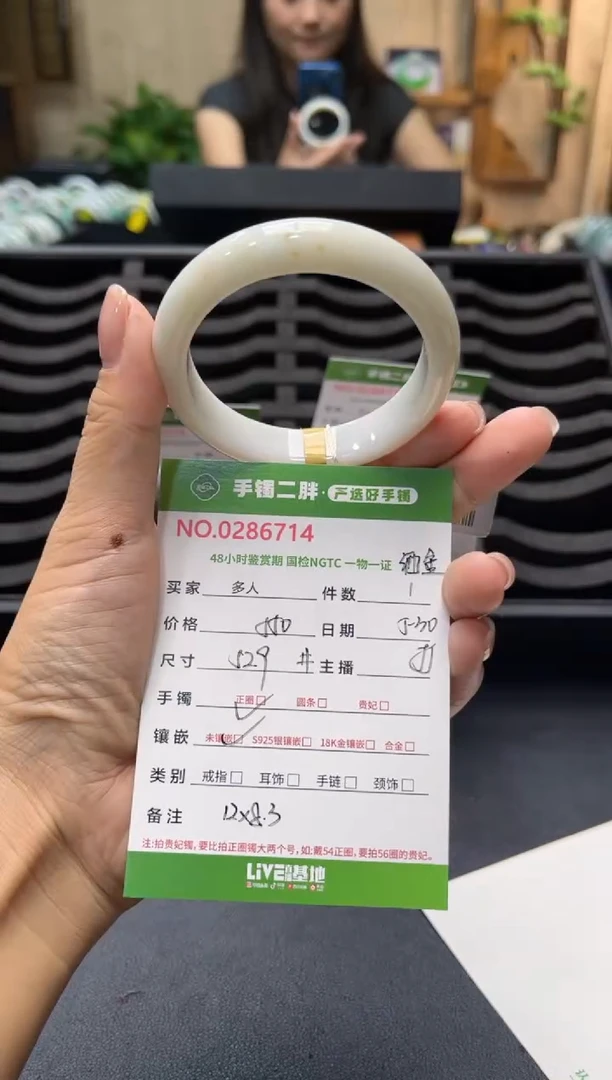 翡翠手镯未镶嵌多人