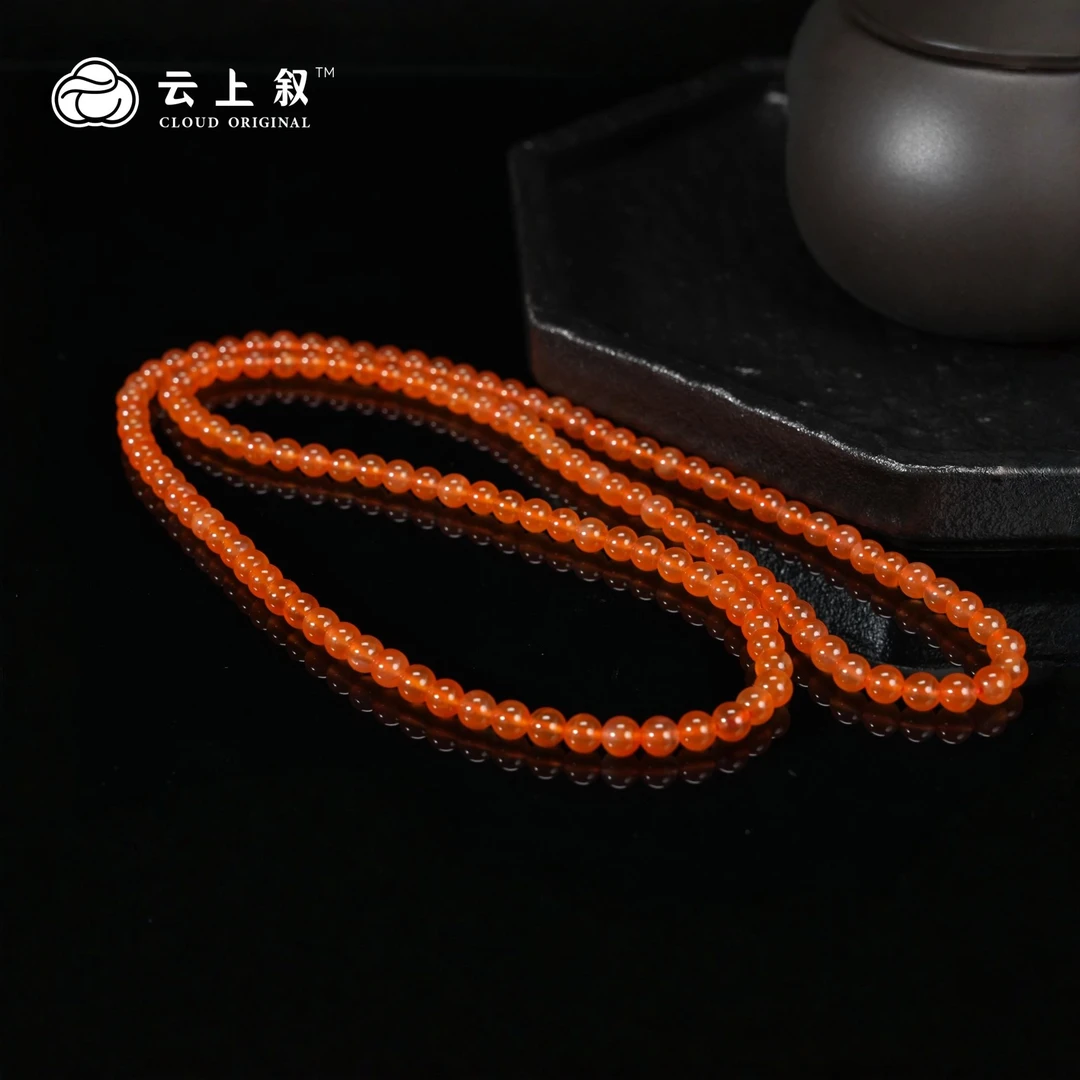 【云上叙】5 QJD00300078 南红多圈手串-多样性发一件5mm