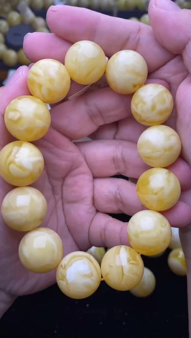 裸石琥珀未镶嵌大小姐珠宝严选卡18mm55