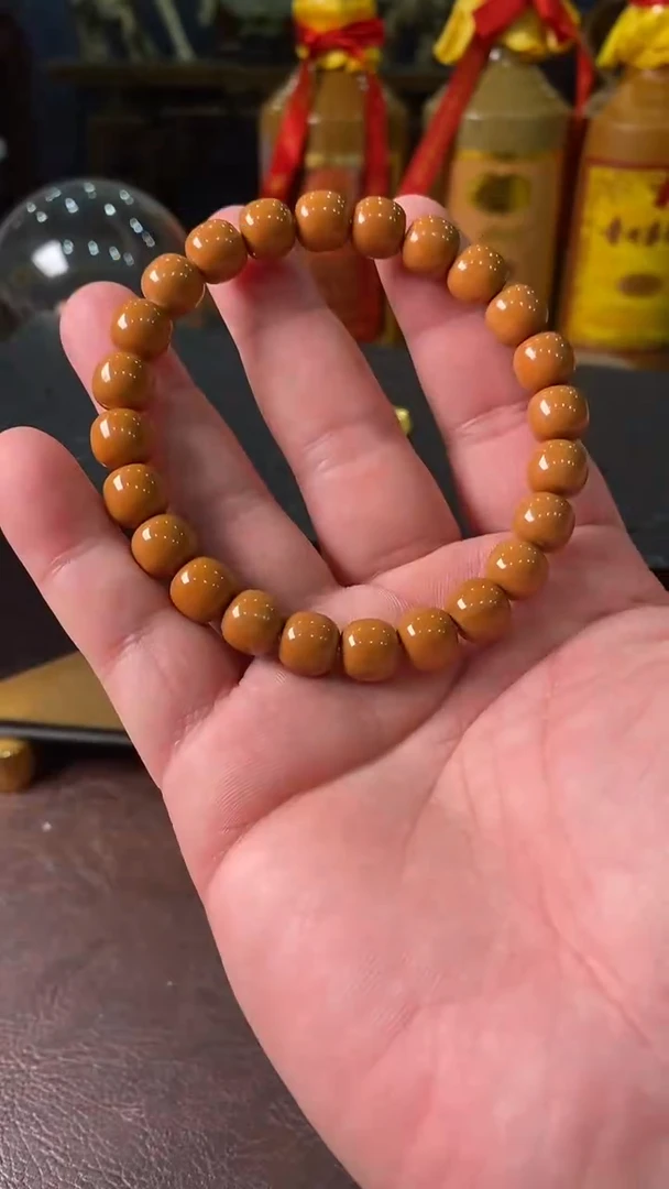 橄榄核手串/手链03-猴头素串一条