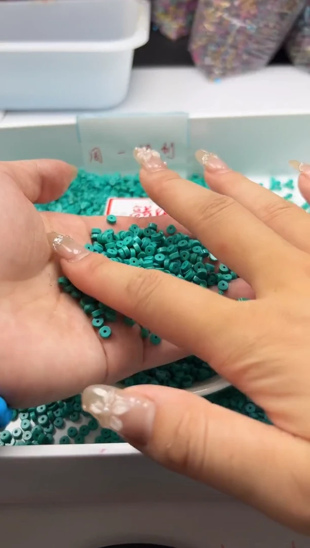 未镶嵌颈饰玛瑙/玉髓w2321高瓷绿松直切算盘4*2mm*50颗