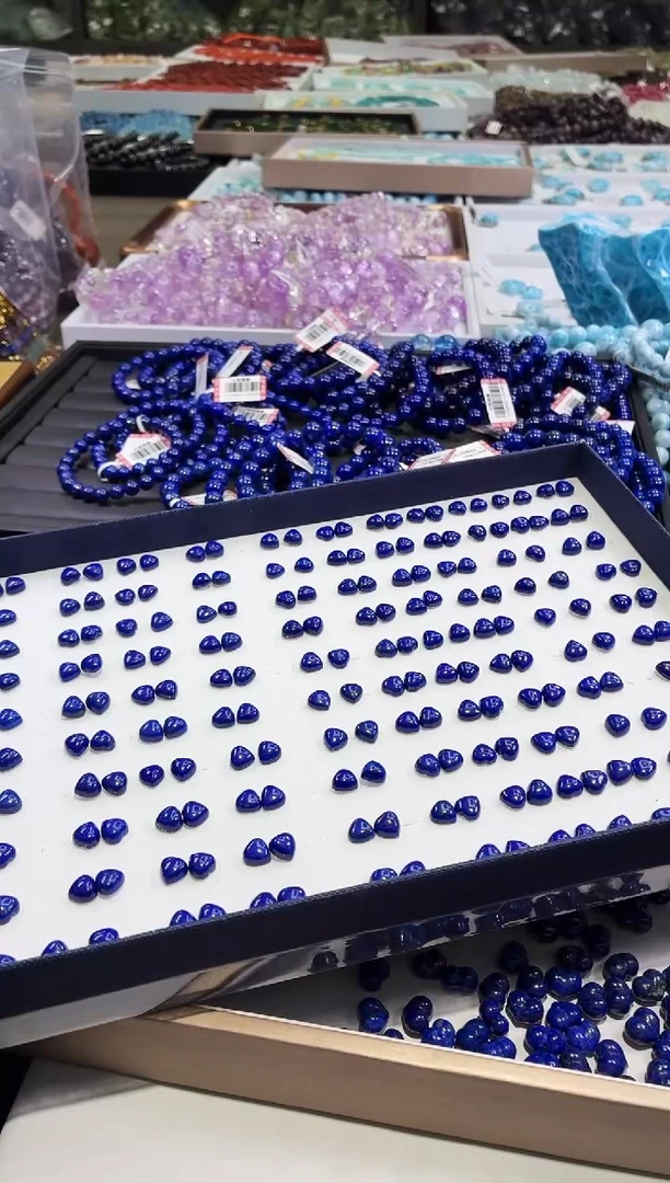 未镶嵌青金石耳钉2号多样性发一