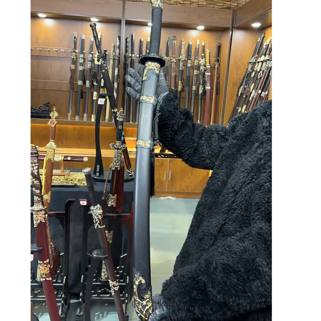 梅花清刀-花纹钢-未开刃