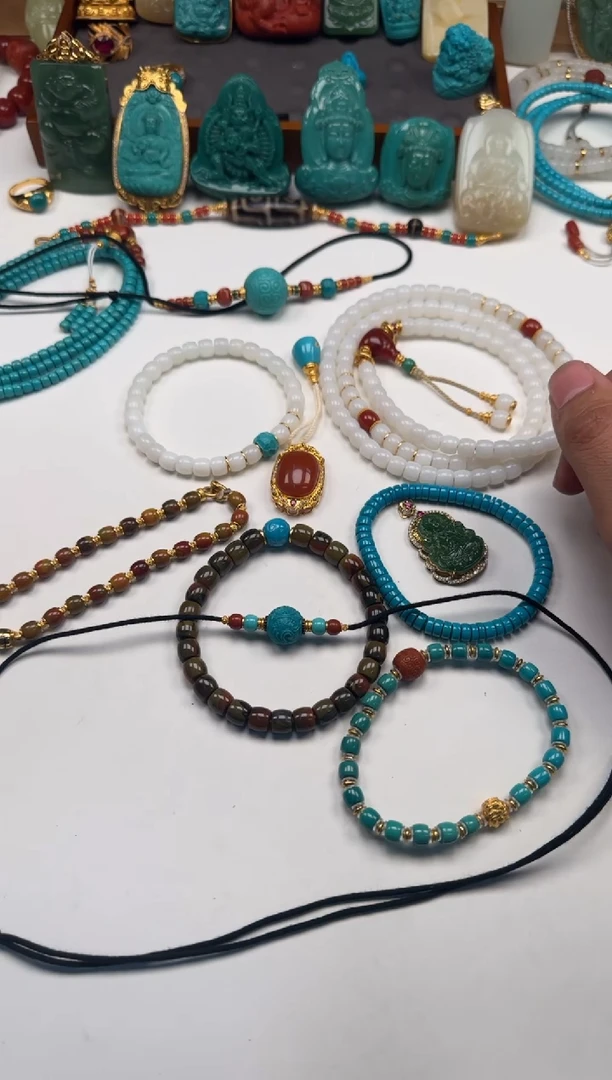 18K金镶嵌手串手串南红玛瑙嫉**～手串手串