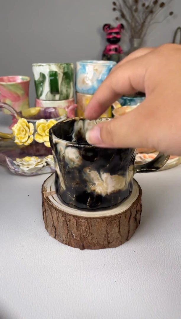 「孤品」沐泽若芳咖啡杯