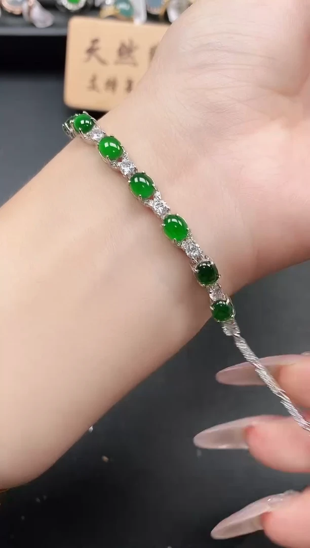 银S925镶嵌戒指翡翠1111