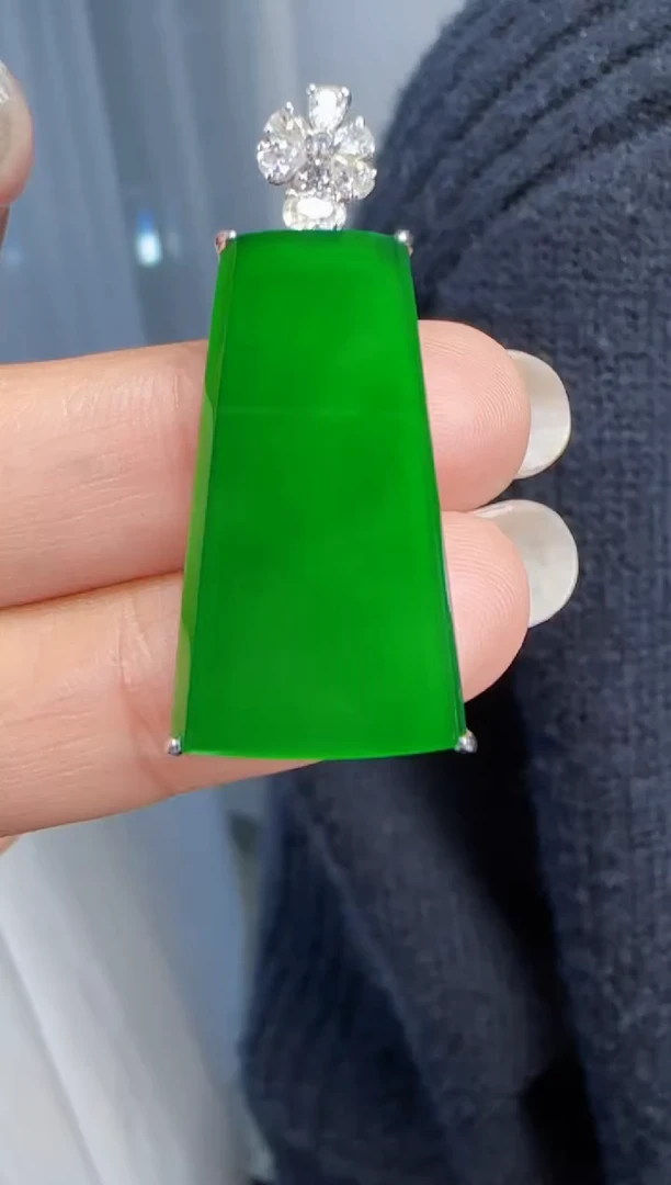 未镶嵌定制翡翠翡翠吊坠103