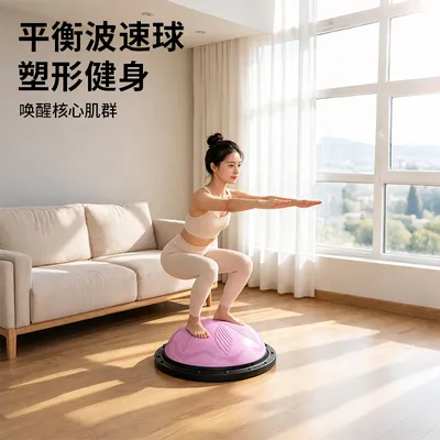 【成人儿童通用】波速球超慢跑儿童半圆平衡球感统训练跳跳球