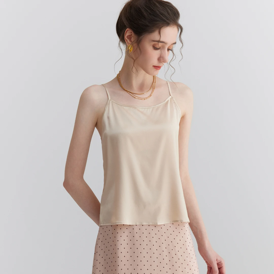 桑蚕丝气质百搭女式吊带25DAK0495