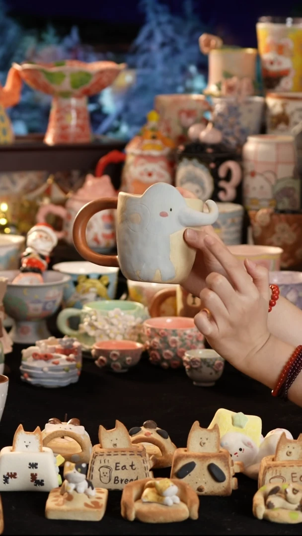 其他陶景德镇釉下彩手绘设计师款陶瓷