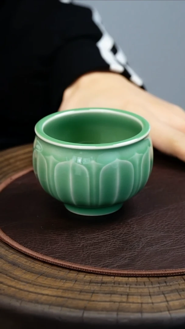 青瓷手工茶器包邮