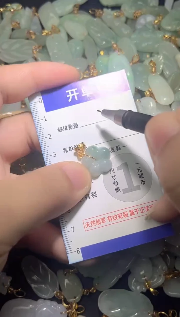 颈饰未镶嵌翡翠天然A货翡翠