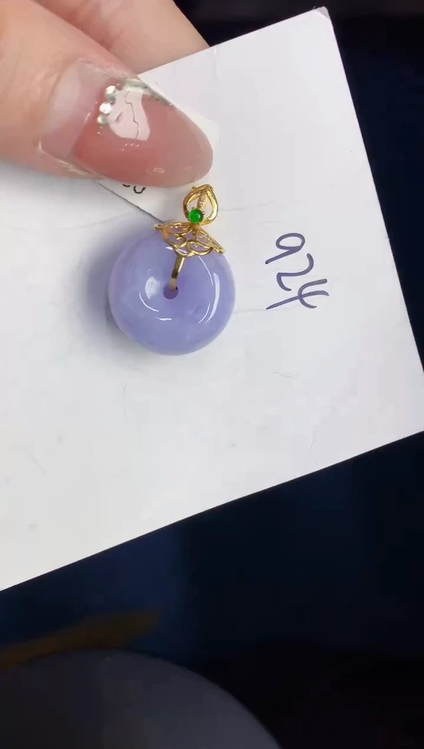 【闪购商品】翡翠颈饰18K金镶嵌000000000000