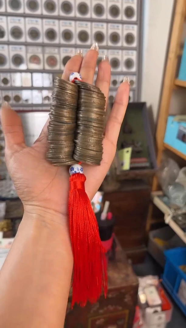 铜公博鉴定 宋代 100 多宝串 古代古钱币