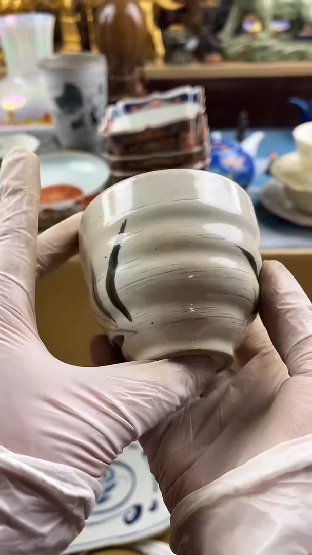 瓷片桃**酱英歌瓷器满28包邮