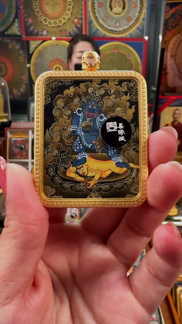 【闪购商品】吊坠壹善缘城手绘唐卡新春大促黑C