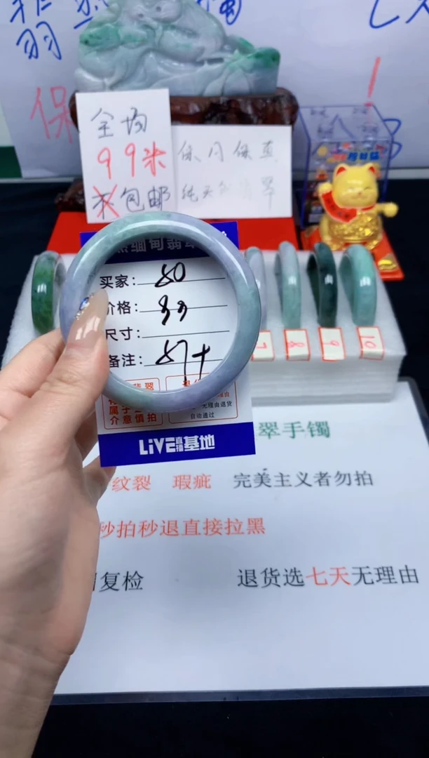 未镶嵌手镯翡翠50