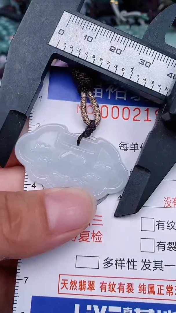 翡翠未镶嵌颈饰...0002198