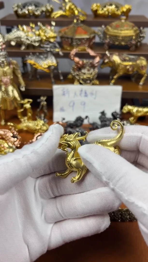 小号龙貔貅摆件实心