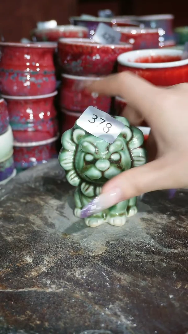 摆件陶精品窑变钧瓷茶器