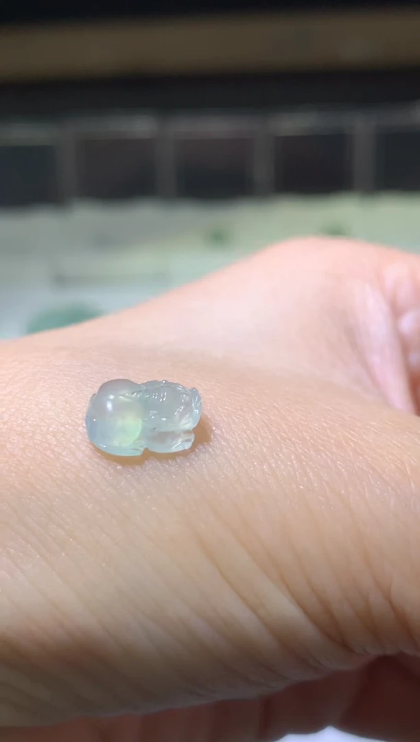 未镶嵌定制翡翠毛货   9.8-7.8-3.7