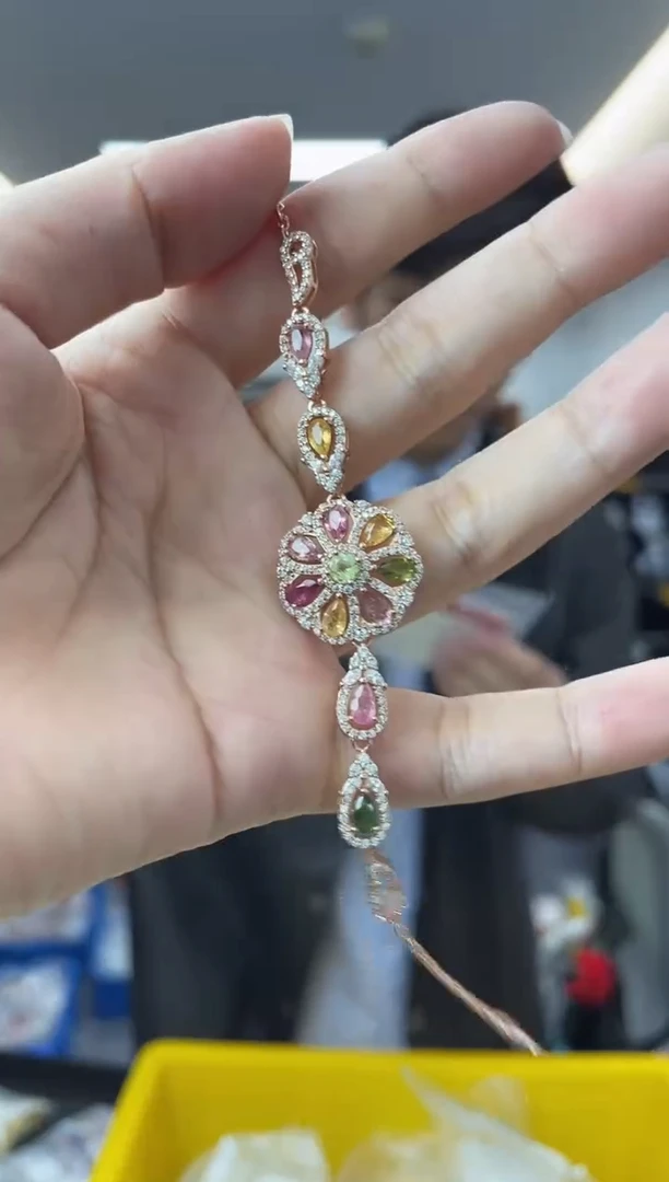 【闪购商品】碧玺·银S925镶嵌多样性一件发货