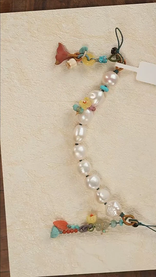 【闪购商品】淡水珍珠手机链未镶嵌S3181