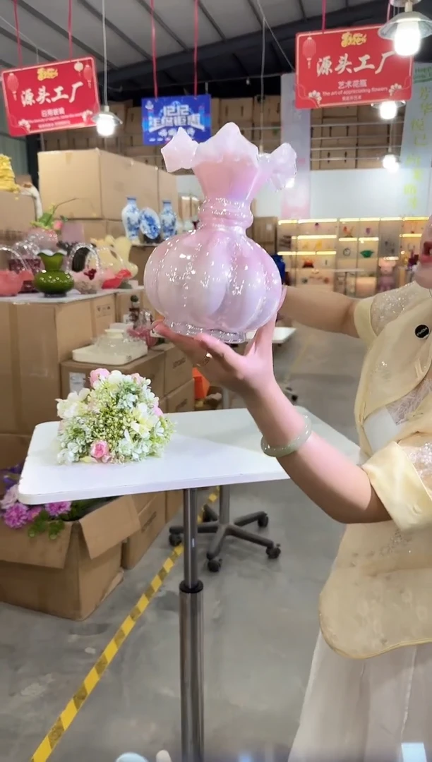 琉璃手工艺品优选花瓶花器A-早50