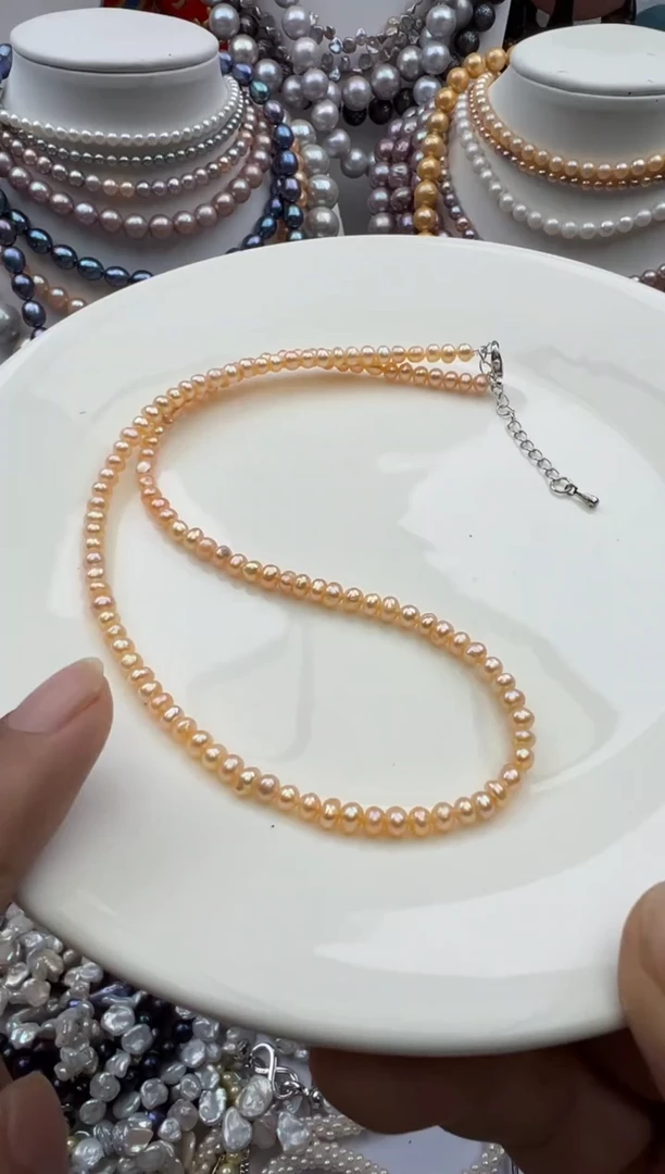 淡水珍珠未镶嵌颈饰1