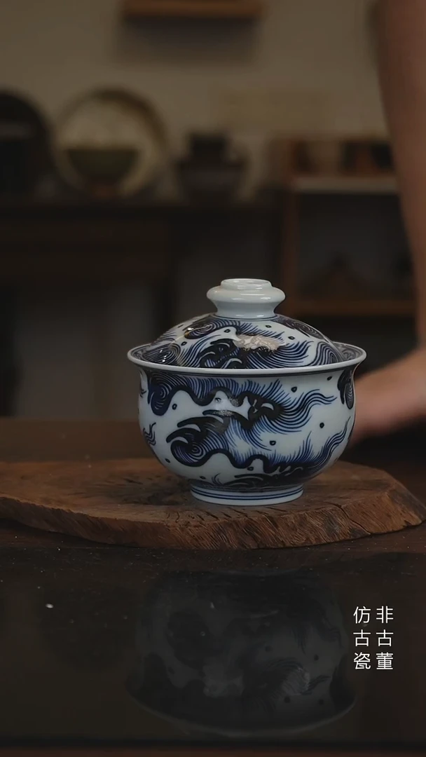 景德镇手工手绘陶瓷微瑕