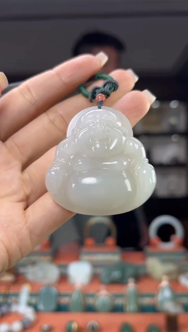 颈饰未镶嵌和田玉佩佩46mm左右