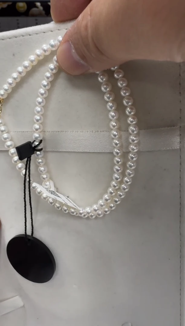 【闪购商品】淡水珍珠颈饰18K金镶嵌小米珠毕业款