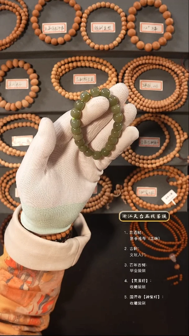 【闪购商品】五线菩提吊坠手串