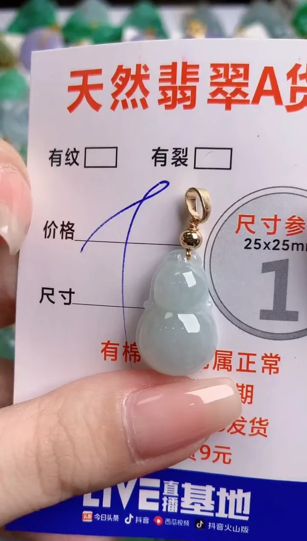 翡翠未镶嵌颈饰23000302