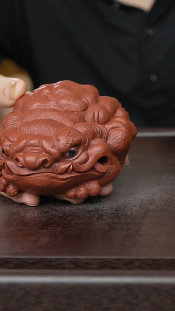 紫砂茶宠紫砂恶蟾