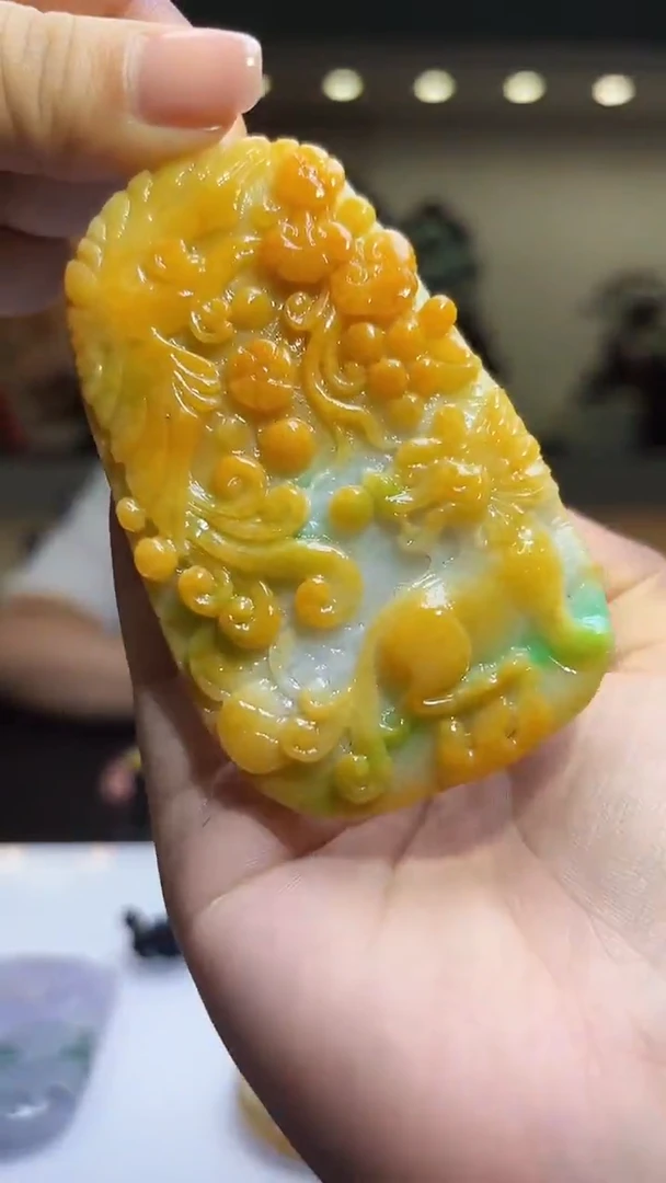 定制翡翠未镶嵌28/0627/C/发其一件/凤凰