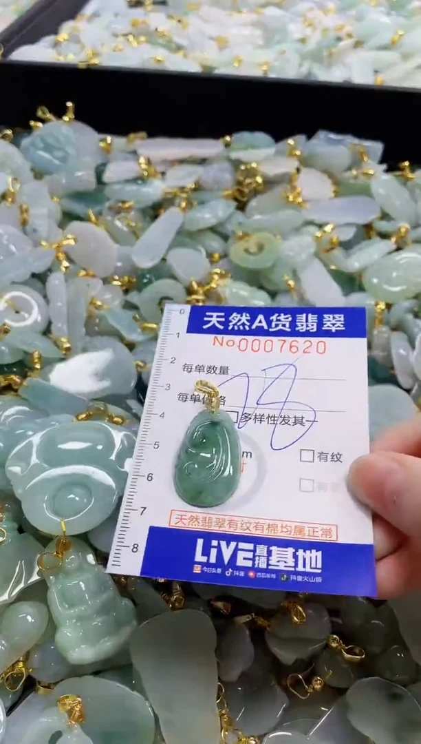 颈饰未镶嵌翡翠天然A货翡翠