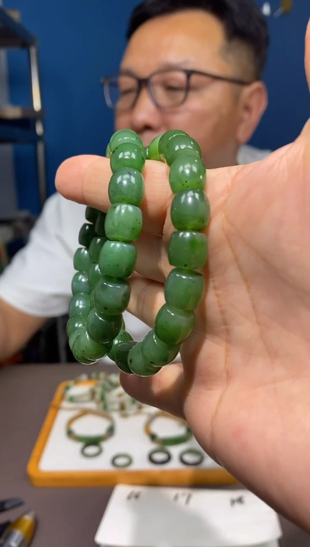 手链未镶嵌和田玉颜色多样性发货拍一发一