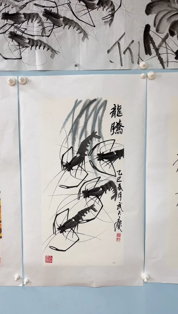 国画武天庆老师龙腾