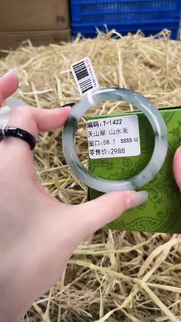 未镶嵌手镯石英质玉T-1422