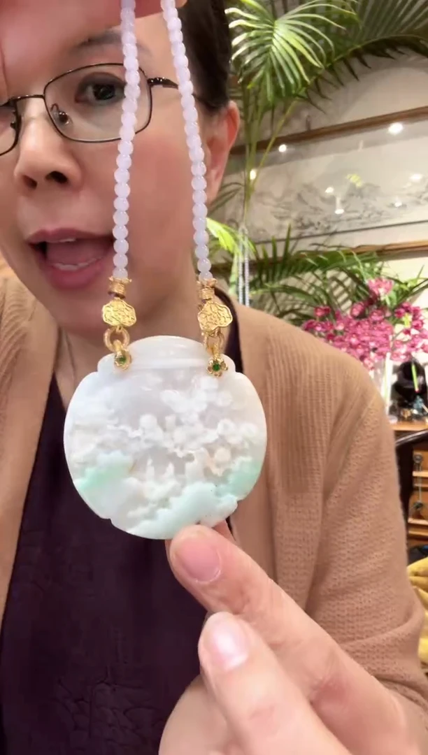 【闪购商品】翡翠颈饰未镶嵌国风