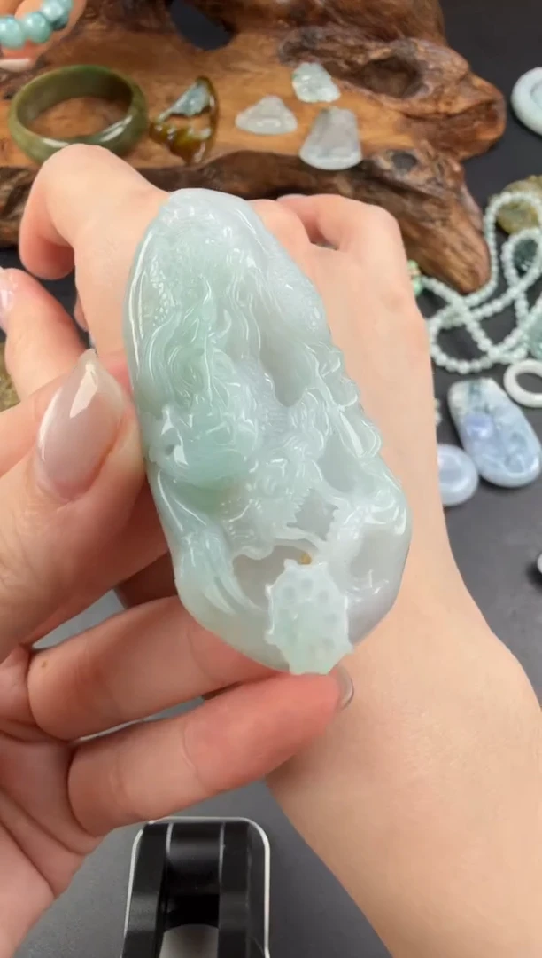 吊坠(不含链)未镶嵌翡翠翡翠饰品-259